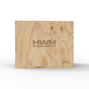 Cajón Pliométrico de Madera 3 en 1 (76x51x61cm) | HWM®