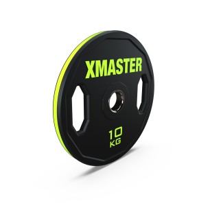 Disco Olímpico Rubber Hand Grip 10kg (Unidad) | 2da Selección | XMASTER