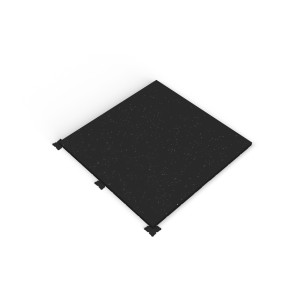 Piso de Caucho Interlock 50x50cm x 20mm (Unidad) Incluye 3 Conectores | 2da Selección