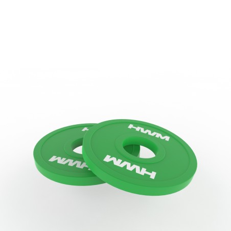Par Discos Olímpicos Fraccionales 1.0kg | 2da Selección | HWM®