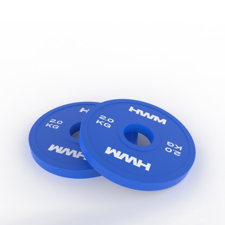 Par Discos Olímpicos Fraccionales 2.0kg | 2da Selección | HWM®