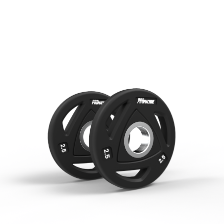 Par Discos Olímpicos Grip Rubber 2.5kg | PROmachine