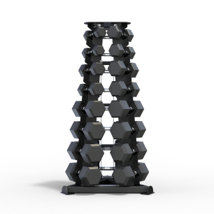 Rack para Mancuernas 12 pares Vertical | HWM®