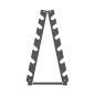 Rack para Mancuernas 6 pares Vertical | HWM®