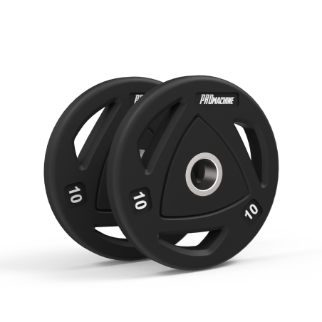 Par Discos Olímpicos Grip Rubber 10kg | PROmachine