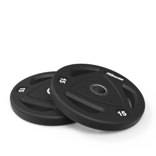 Par Discos Olímpicos Grip Rubber 15kg | PROmachine