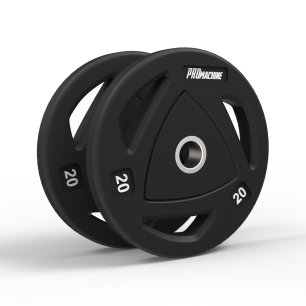 Par Discos Olímpicos Grip Rubber 20kg | PROmachine