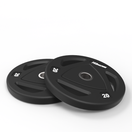 Par Discos Olímpicos Grip Rubber 20kg | PROmachine