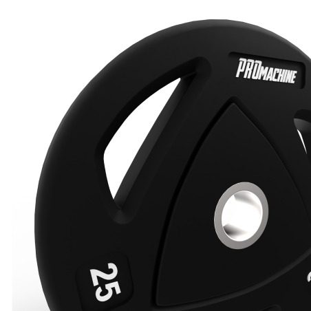 Par Discos Olímpicos Grip Rubber 25kg | PROmachine