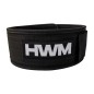 Straight Weightlifting Belt Black | HWM Straight Weightlifting Belt Black | HWM