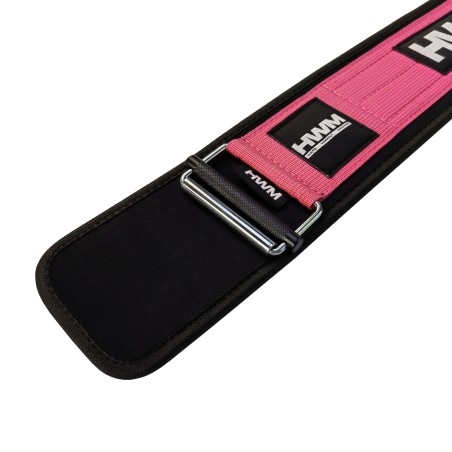 Straight Weightlifting Belt Pink | HWM