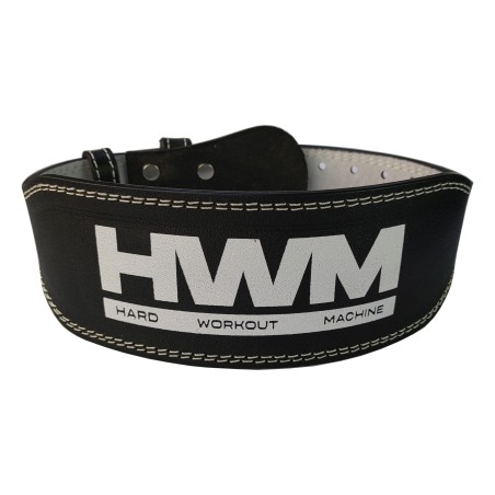 Cinturón de Levantamiento Black Leather | HWM