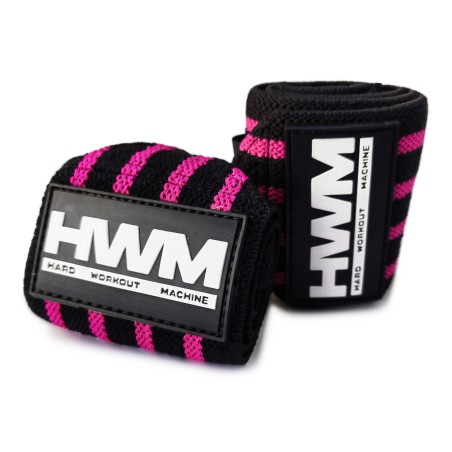 Elastic Wrist Wraps Pink | HWM