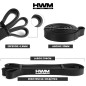 Banda de Resistencia Light 22mm 50lbs Negro | HWM