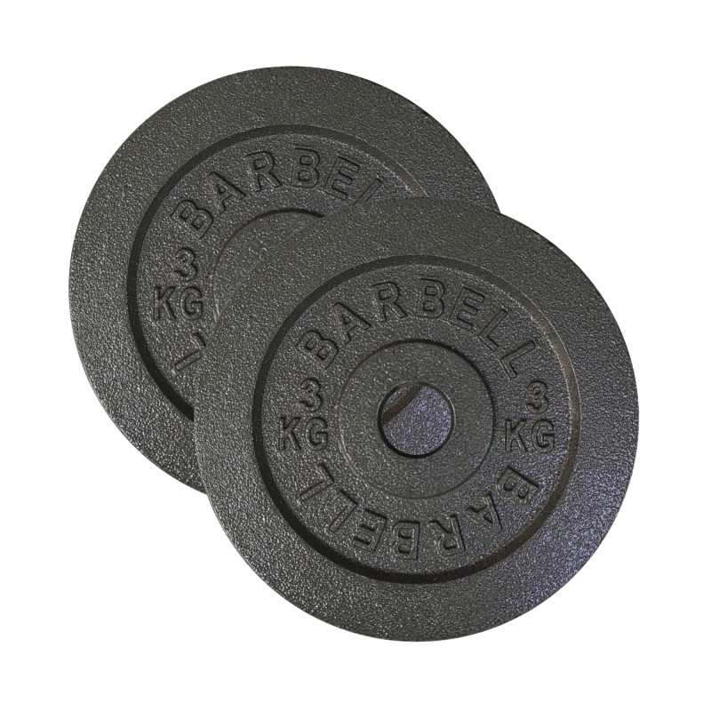 Discos Preolímpicos 3kg (Par) | Barbell