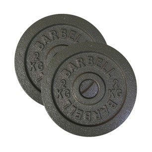 Discos Preolímpicos 2kg Barbell (Par)