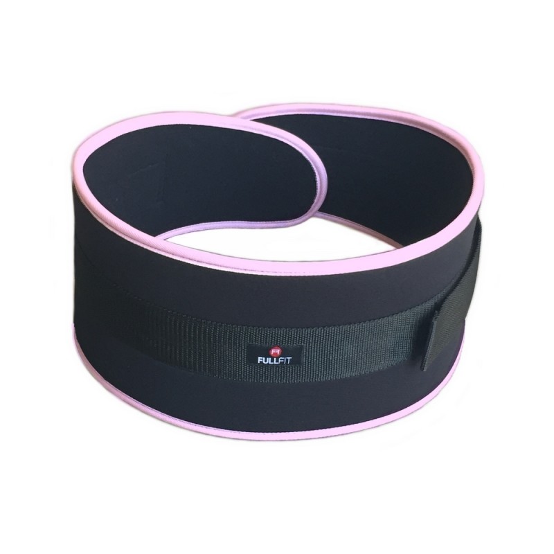 Cinturón Lumbar Black/Pink c/velcro | FullFit