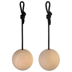 Grip Balls de Madera 90mm (Par) | Araknido
