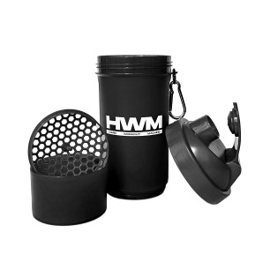 Shaker PVC 600ml Negro | HWM®