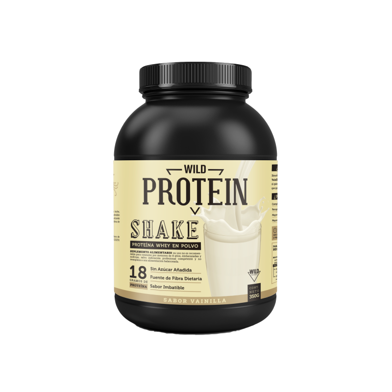 Proteína Whey Shake Wild Protein Vainilla 350gr | WILD FOODS
