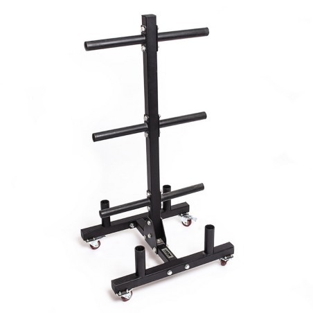 Rack Para Discos y Barras Con Ruedas | HWM