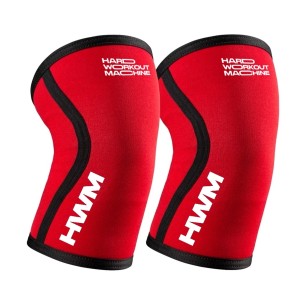 Neoprene Knee Pads Red 5mm (Par) | HWM
