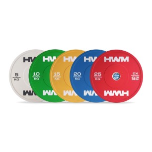 Pack 150kg Bumper Plates Full Colour | HWM