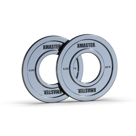 Par Discos Fraccionados Chromed Steel 0.25kg | XMASTER