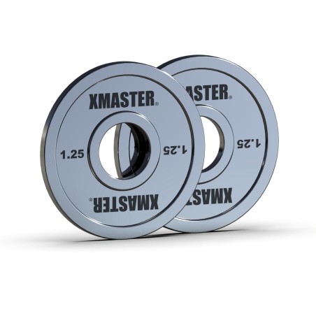 Disco Powerlifting Chromed Steel 1.25kg (Par) | XMASTER