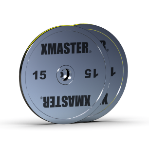 Discos Powerlifting Chromed Steel 15kg (Par) | XMASTER