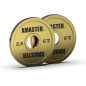 Pack 9kg Discos Fraccionados Gold Steel | XMASTER
