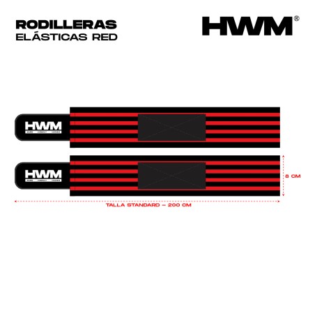 Par Rodilleras Elásticas Red | HWM®