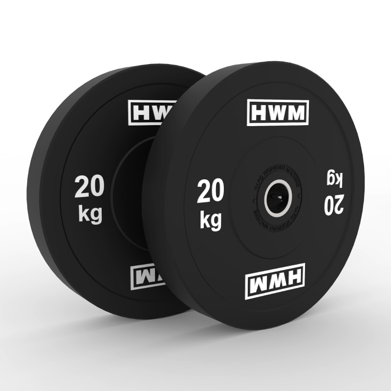 Par Bumper Plates Classic Black 20kg | HWM®