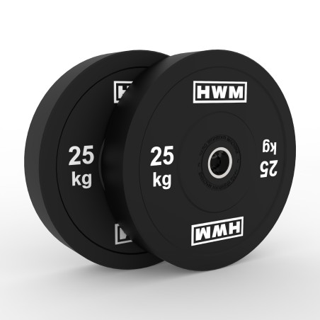 Bumper Plates Classic Black 25kg | HWM®