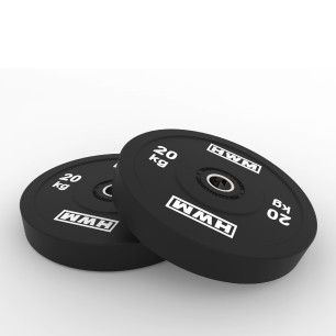 Par Bumper Plates Classic Black 20kg | HWM®