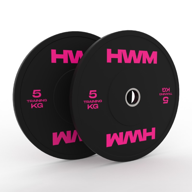 Bumper Plates Pink Color 5kg | HWM