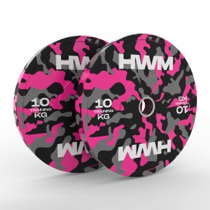 Par Bumper Plates Pink Color 10kg | HWM®