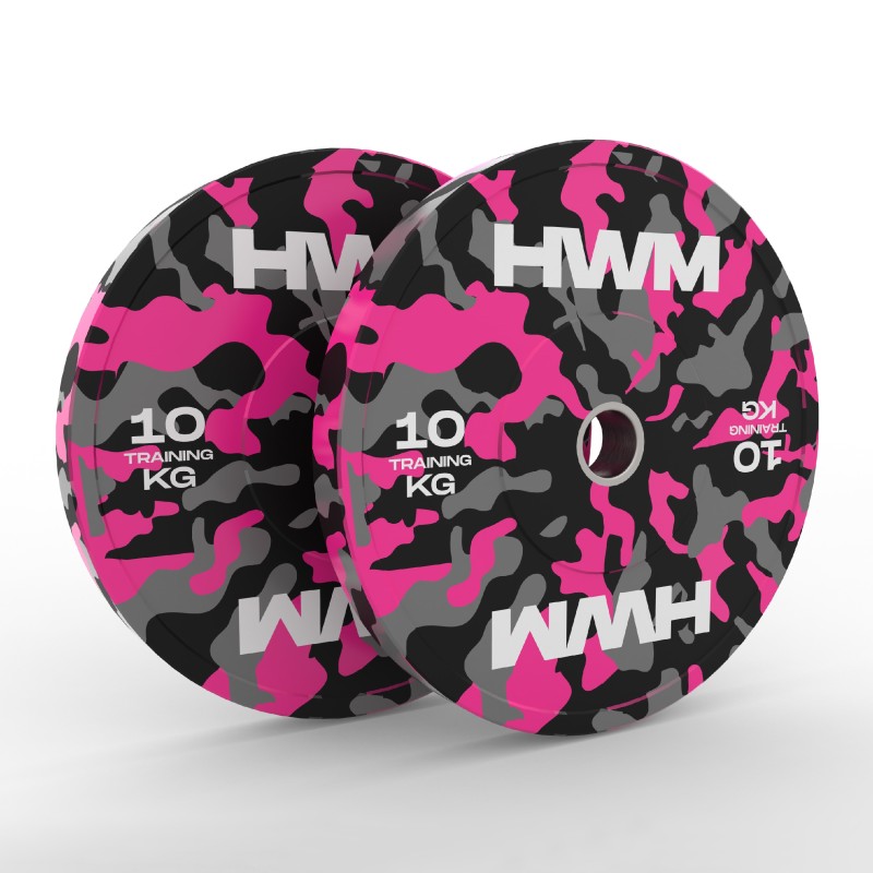 Par Bumper Plates Pink Color 10kg | HWM®