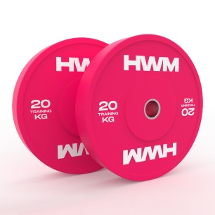 Bumper Plates Pink Color 20kg (Par) | HWM
