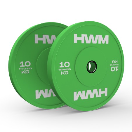Bumper Plates Full Color 10kg (Par) | HWM®
