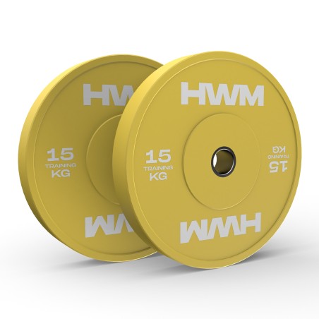 Bumper Plates Full Color 15kg (Par) | HWM®