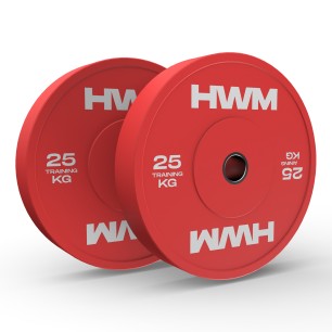 Bumper Plates Full Color 25kg (Par) | HWM®