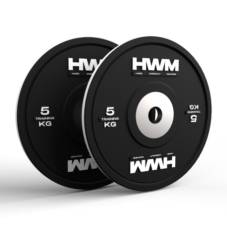 Bumper Plates Color Stripe 5kg (Par) | HWM®