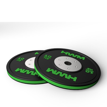 Bumper Plates Color Stripe 10kg | HWM®