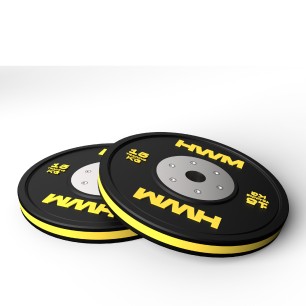 Bumper Plates Color Stripe 15kg | HWM®