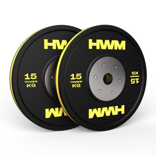 Bumper Plates Color Stripe 15kg | HWM®