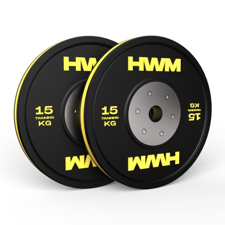 Par Bumper Plates Color Stripe 15kg | HWM®