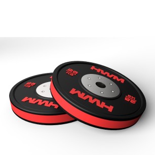 Par Bumper Plates Color Stripe 25kg | HWM®