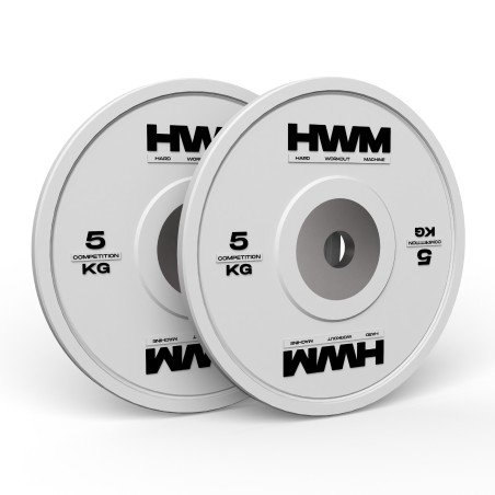 Bumper Plates Competición 5kg (Par) | HWM®