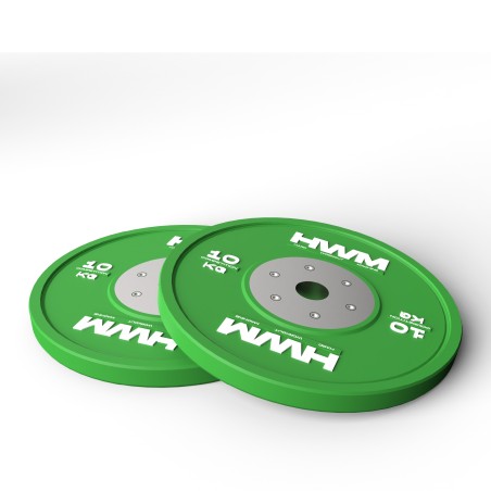 Par Bumper Plates Competición 10kg | HWM®